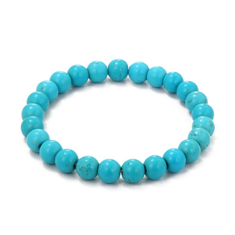 TBD0603375809.jpg Pulsera de cuentas de mujer turquesa estilo étnico encanto joyería, S2303-1 - Imagen 1