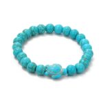 Pulsera de cuentas de mujer turquesa estilo étnico encanto joyería, S2303-2 Turtles