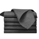 5 uds toalla de cocina absorbente de limpieza sin pelusa, 50x50cm