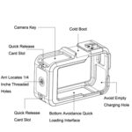 Para DJI Osmo Action 3 TELESIN OA-FMS-004 Cámara de movimiento Marco de protección de jaula de conejo de metal, Metal - Imagen 3