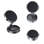 Coche de posicionamiento multiángulo, soporte de succión magnético circular plegable para coche - Imagen 2