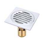 Drenaje de piso de acero inoxidable galvanizado engrosado VP403, Chrome Plated With 5.5 Anti-odor Copper Core