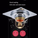 Drenaje de piso de acero inoxidable galvanizado engrosado VP403, Chrome Plated With 5.5 Anti-odor Copper Core - Imagen 4