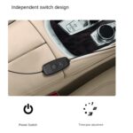 Ventilador de asiento de coche con interfaz USB CF01 ventilador pequeño de escritorio de velocidad de viento ajustable - Imagen 3