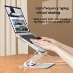 Aleación de aluminio + estante de lectura de acrílico, soporte elevable de escritorio para Tablet PC, Sepc:, A Type - Imagen 3