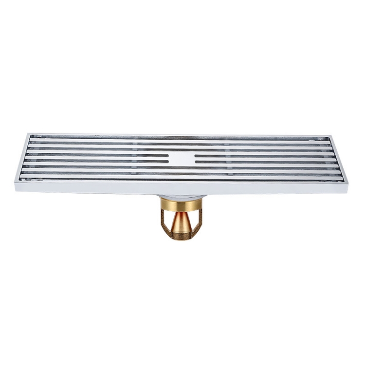 TBD0603413504.jpg Desagüe de piso de tira de cobre completo extendido de 8x30 cm, estilo:, K8034 Chrome Plated+Magnetic Suspension - Imagen 1