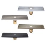 Desagüe de piso de tira de cobre completo extendido de 8x30 cm, estilo:, K8034 Chrome Plated+Magnetic Suspension - Imagen 2