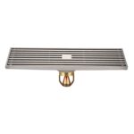 Desagüe de piso de tira de cobre completo extendido de 8x30 cm, estilo:, K8035 Nickel Brushes+Magnetic Suspension