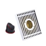 Drenaje de piso a prueba de olores de cobre completo, estilo:, K7004 Chrome Plated Dual Use+Straight Row