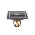 Drenaje de piso a prueba de olores de cobre completo, estilo:, K7005QH Gray Single Use+Magnetic Suspension
