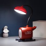 L-220902 LED Avión de dibujos animados Lámpara de escritorio de aprendizaje de protección ocular recargable