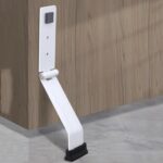 Pedal de tope de puerta magnético para abrir y cerrar la puerta para la parte inferior de la puerta, Magnetic Door Stopper White