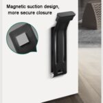 Pedal de tope de puerta magnético para abrir y cerrar la puerta para la parte inferior de la puerta, Magnetic Door Stopper White - Imagen 5