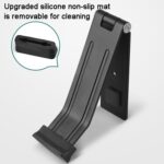 Pedal de tope de puerta magnético para abrir y cerrar la puerta para la parte inferior de la puerta, Magnetic Door Stopper White - Imagen 6