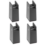 4 unids/set almohadilla ajustable para pies de elevación de muebles, 100mm High