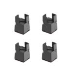 4 unids/set almohadilla ajustable para pies de elevación de muebles, 50mm High