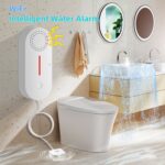 Tuya WIFI Sonido y luz Inmersión en agua Alarma Sensor de fugas Detector de alarma de desbordamiento - Imagen 2