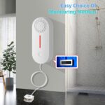 Tuya WIFI Sonido y luz Inmersión en agua Alarma Sensor de fugas Detector de alarma de desbordamiento - Imagen 3