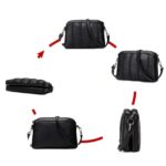 XY1101 bolso de hombro tejido para mujer de doble capa multifuncional bolso de un solo hombro - Imagen 3