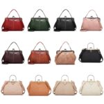 036 Bolsos con hebilla vintage Bolso bandolera ajustable de cuero - Imagen 2