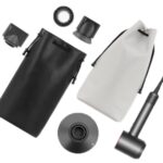 Baona DS-003 para secador de pelo Dyson Accesorios completos Bolsa de almacenamiento de PU, DS-003 Black - Imagen 2