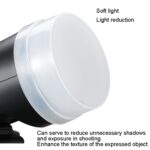 Cabezal de luz redondo Universal SLR Camera Top Hot Shoe Light Soapbox, para Godox V1/AD100Pro/AD200/AD200Pro, For Godox V1/AD100Pro/AD200/AD200Pro(Blue) - Imagen 5