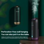 Difusor de purificación de aire con rociador automático temporizado, una sola máquina, sin aceite esencial, 2.0 Rose Pink - Imagen 3