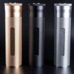 Humidor de metal, humidificador de tubo de cigarro, contenedor de almacenamiento, pantalla de humedad, Humidor Cigar Tube Black - Imagen 2
