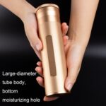 Humidor de metal, humidificador de tubo de cigarro, contenedor de almacenamiento, pantalla de humedad, Humidor Cigar Tube Gold - Imagen 5