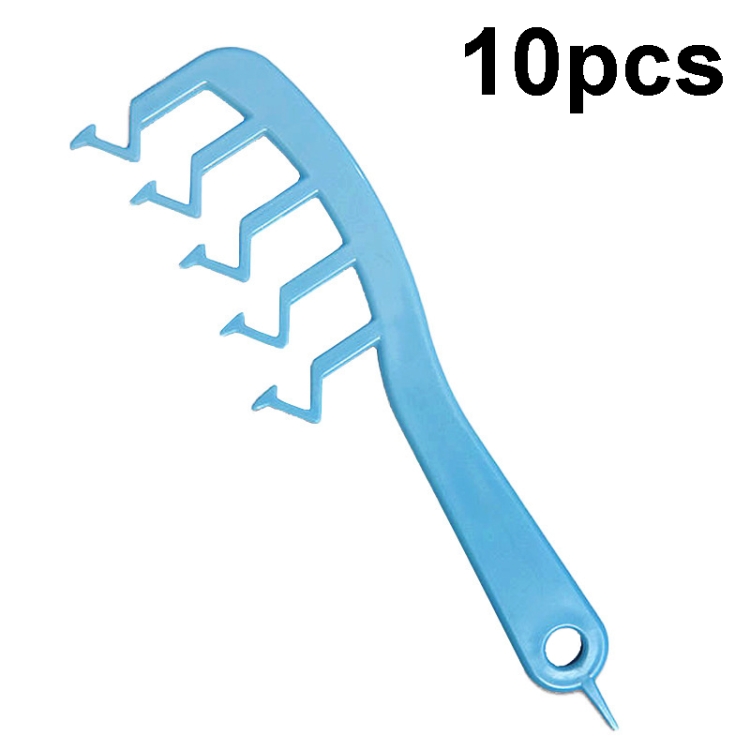 TBD0603463701B.jpg 10 peines en forma de Z para el cabello, herramienta portátil para peinar el cabello, Z Tooth (Blue) - Imagen 1