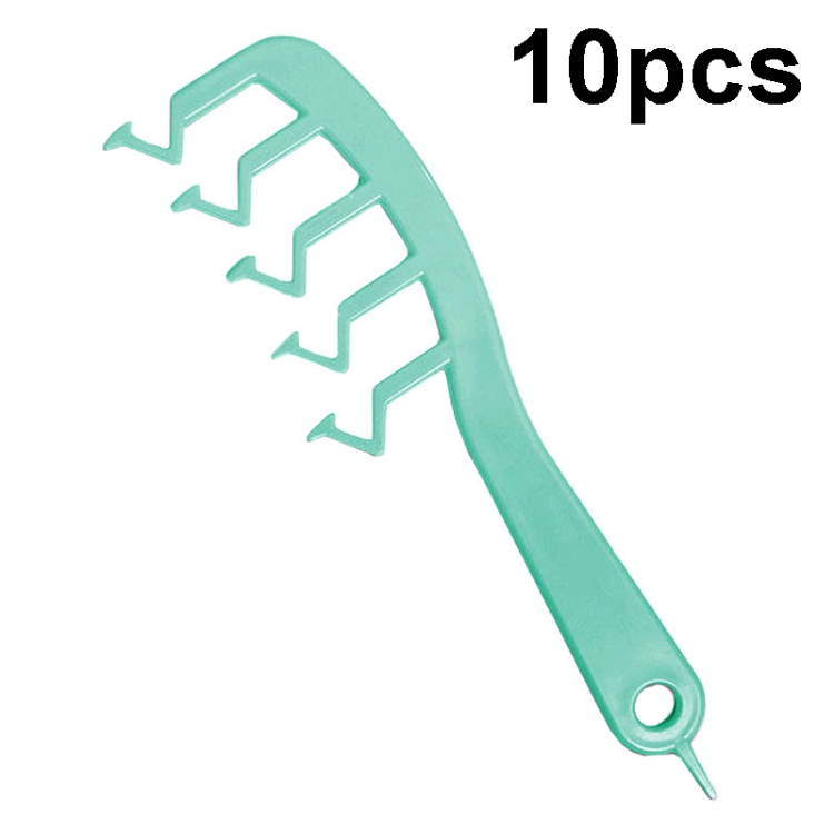 TBD0603463701C.jpg 10 peines en forma de Z para el cabello, herramienta portátil para peinar el cabello, Z Tooth (Green) - Imagen 1