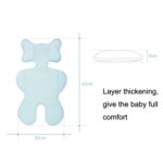 Alfombrilla para carrito de bebé 3D, alfombrilla para silla de comedor Universal para bebé de cuatro estaciones, Pink, Blue - Imagen 3