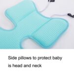 Alfombrilla para carrito de bebé 3D, alfombrilla para silla de comedor Universal para bebé de cuatro estaciones, Pink, Blue - Imagen 4