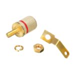 10 terminales de conector banana de 4 mm chapados en oro para altavoces., 10 in 1 - Imagen 3