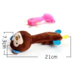3 piezas de juguetes para perros, juguetes de peluche con sonido, resistentes a las mordeduras, suministros para perros para la dentición, Pig - Imagen 3