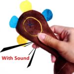 3 piezas de juguetes para perros, juguetes de peluche con sonido, resistentes a las mordeduras, suministros para perros para la dentición, Pig - Imagen 4