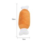 2 uds hueso pollo palillo juguetes de peluche que suenan juguetes para mascotas, Chicken Bone - Imagen 3