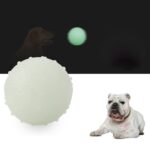 3 piezas TPR resistente a mordeduras luminosas pelota hinchable juguetes para mascotas, tamaño:, Large 6.5cm