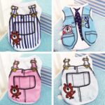 2 uds chaleco transpirable de malla para mascotas primavera verano ropa para perros y gatos, XS - Imagen 2