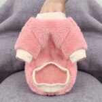 2 uds perros mantener caliente dos pies ropa Bipanda gato ropa, XS - Imagen 3