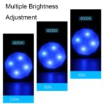 TL004-RGB Carga USB Efecto de luz RGB Luz ambiental con control remoto, TL004-RGB (White Silver) - Imagen 5