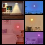 TL004-RGB Carga USB Efecto de luz RGB Luz ambiental con control remoto, TL004-RGB (White Silver) - Imagen 7
