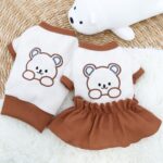 Mascota pareja tocando fondo camisa gato perro ropa, XL - Imagen 2