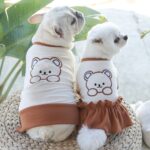Mascota pareja tocando fondo camisa gato perro ropa, XL - Imagen 5
