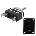 10pcs E-TEN1021 Interruptor basculante impermeable de 2 velocidades, E-TEN1021 Black - Imagen 3