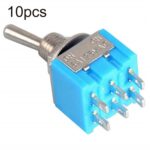 10 interruptores basculantes de 6 pines y 2 velocidades., MTS-202