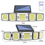 Luz de pared de inducción doble del cuerpo humano solar impermeable al aire libre, TY10710 Split - Imagen 2