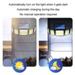 Luz de pared de inducción doble del cuerpo humano solar impermeable al aire libre, TY10710 Split - Imagen 3