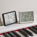 Reloj digital electrónico de temperatura LCD montado en la pared magnético delgado y ligero 8218 - Imagen 2
