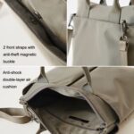 Maletín de negocios, bolso de mano/bolso de hombro, bolso de mensajero de gran capacidad de doble uso para ordenador, Large - Imagen 4